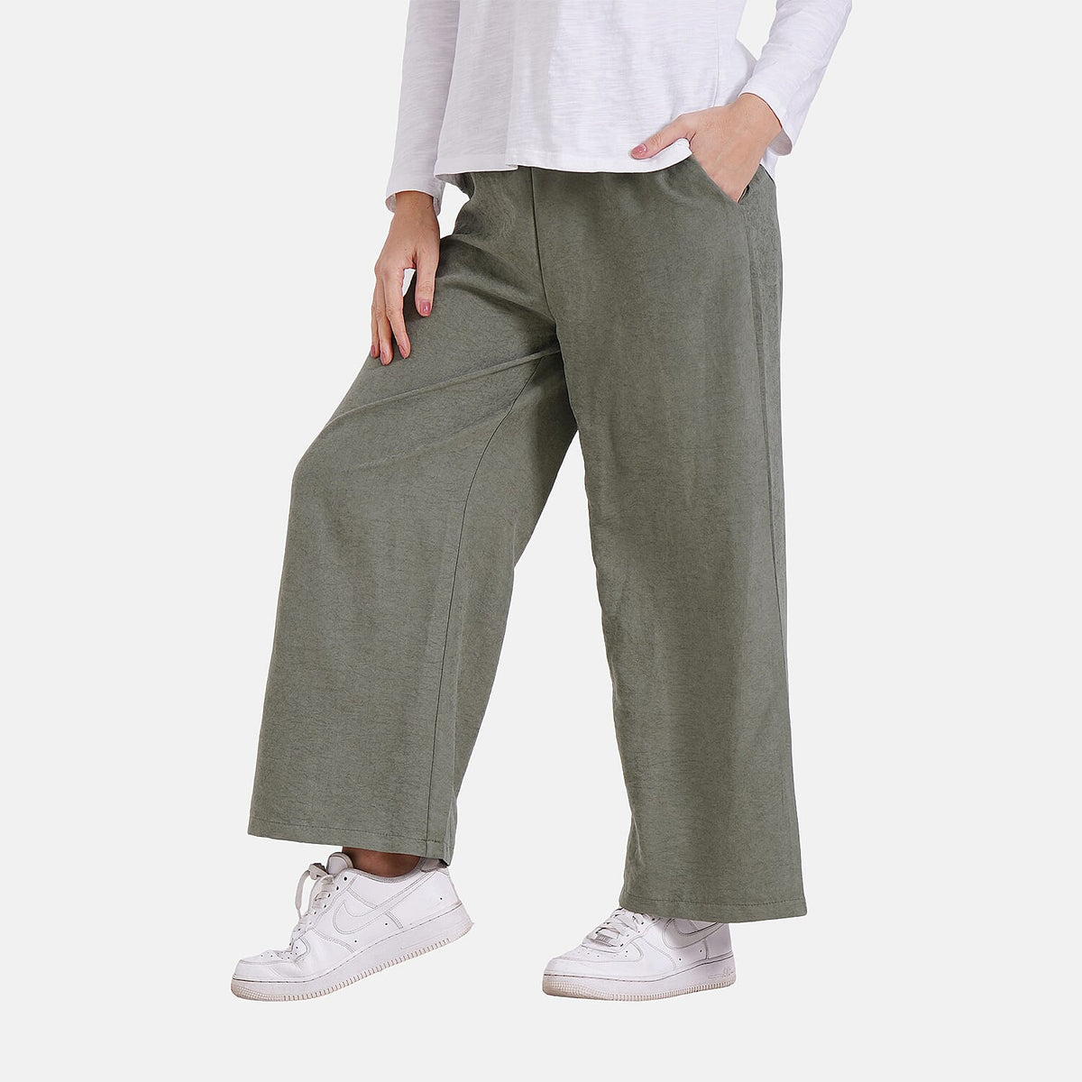 Tamsy Wide Leg Lounge Trousers with Pockets V32614716 3