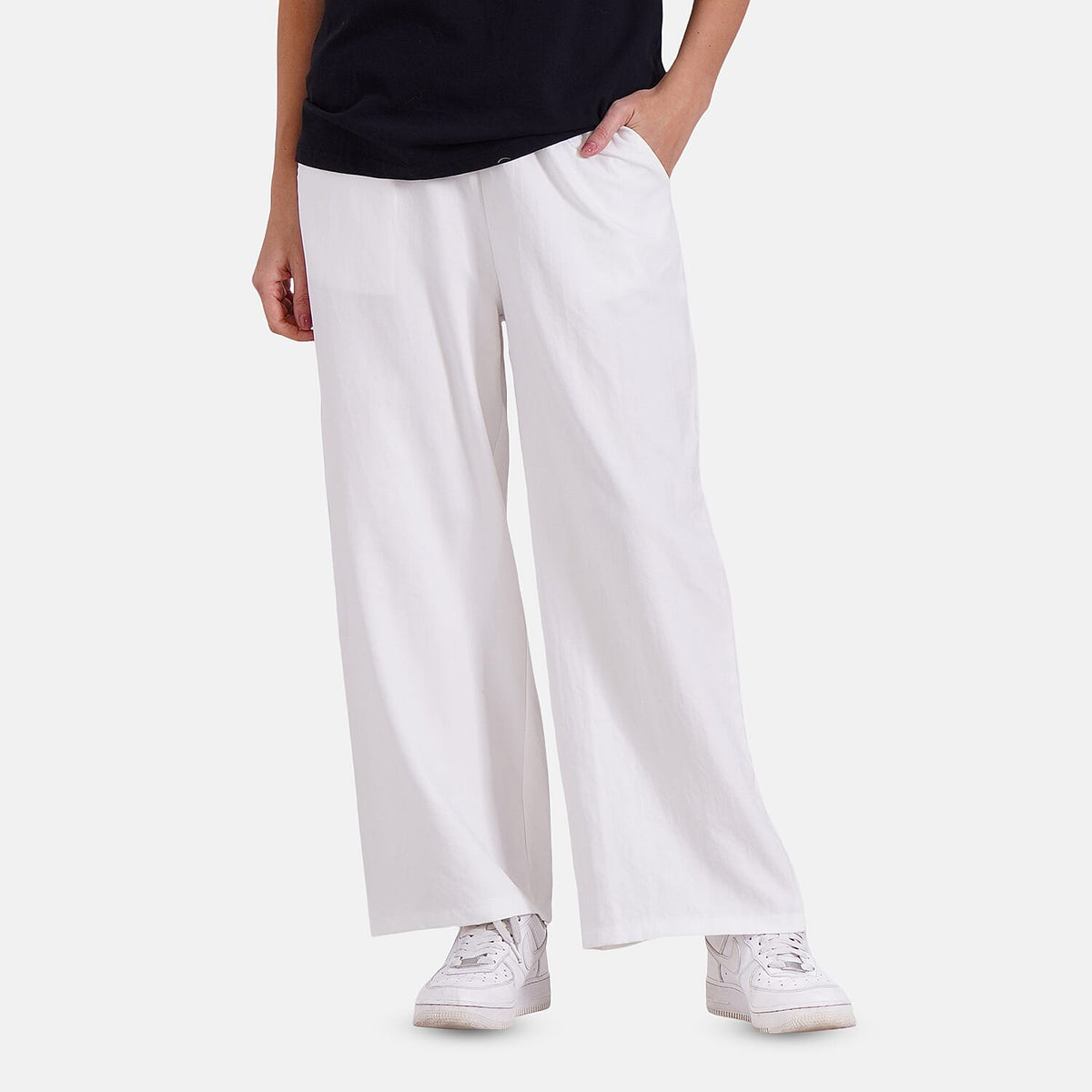 Tamsy Wide Leg Lounge Trousers with Pockets V32702773 0