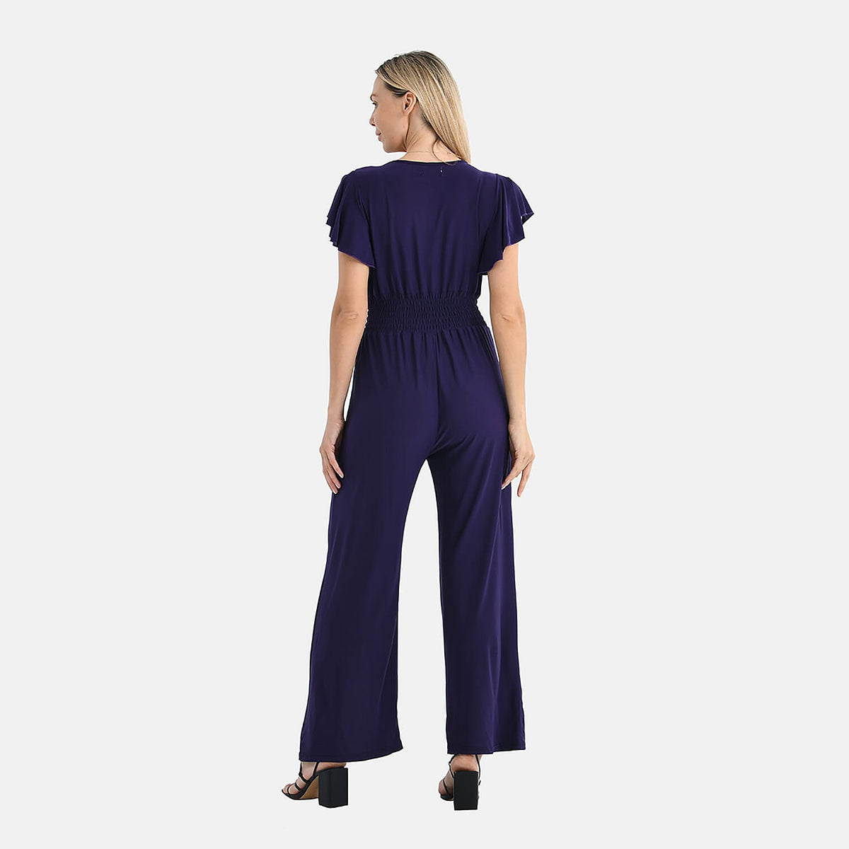 Tamsy Smocked Waist Stretch Jersey Jumpsuit V32578202 1