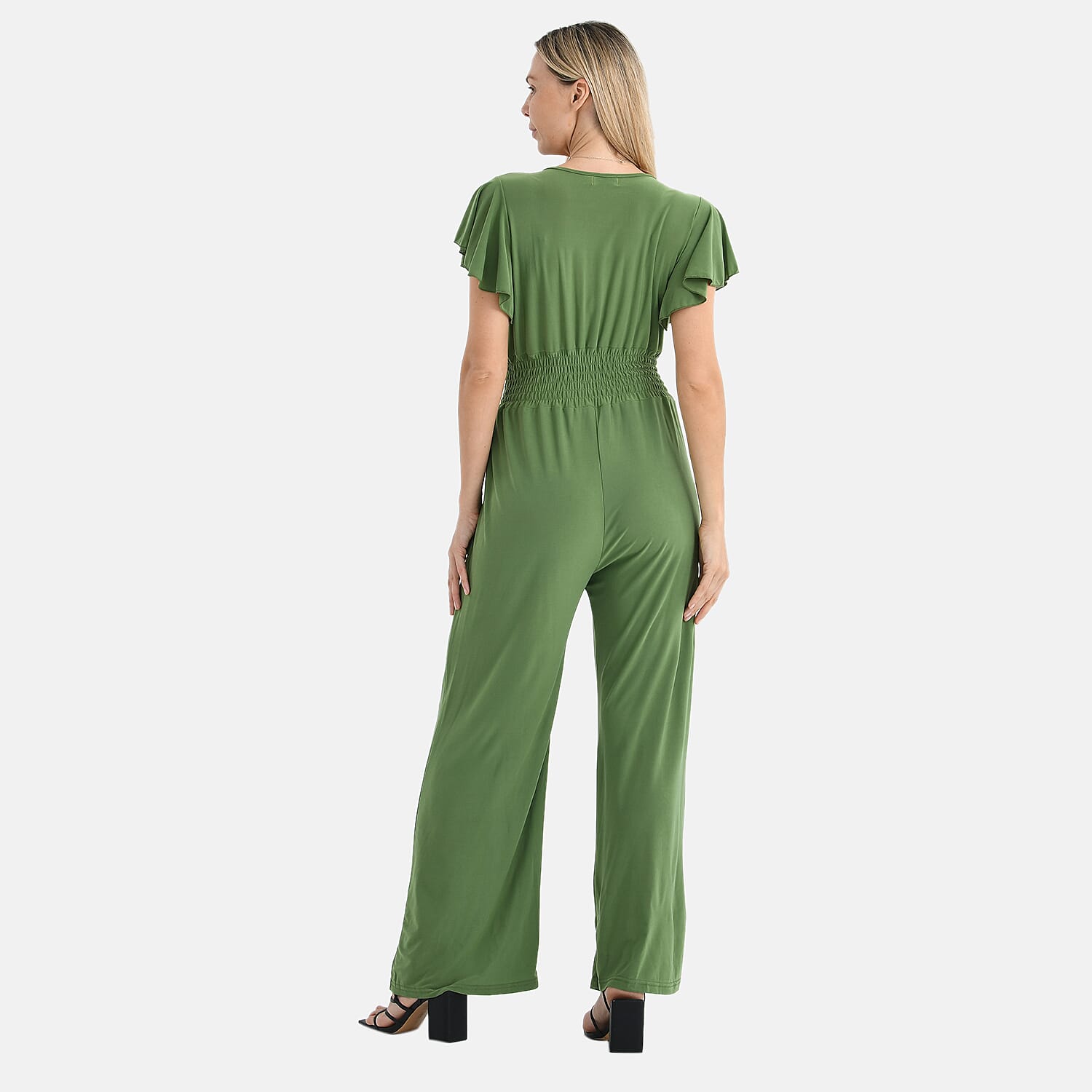 Tamsy Smocked Waist Stretch Jersey Jumpsuit 8102285 2