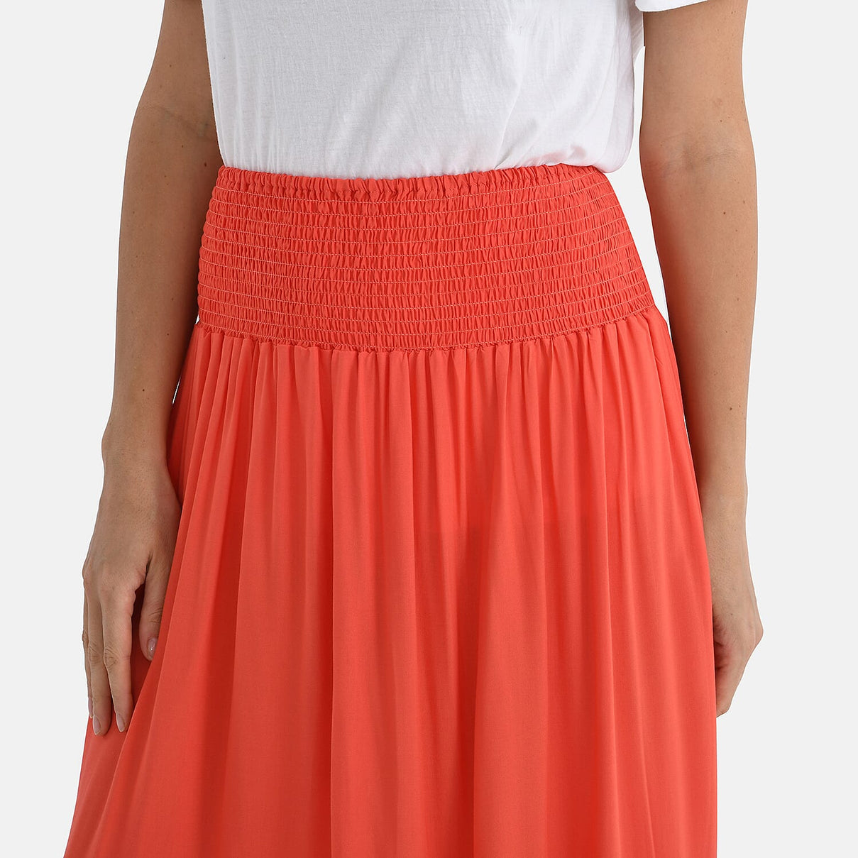 Tamsy Elastic Waist Summer Maxi Skirt 8108027 5