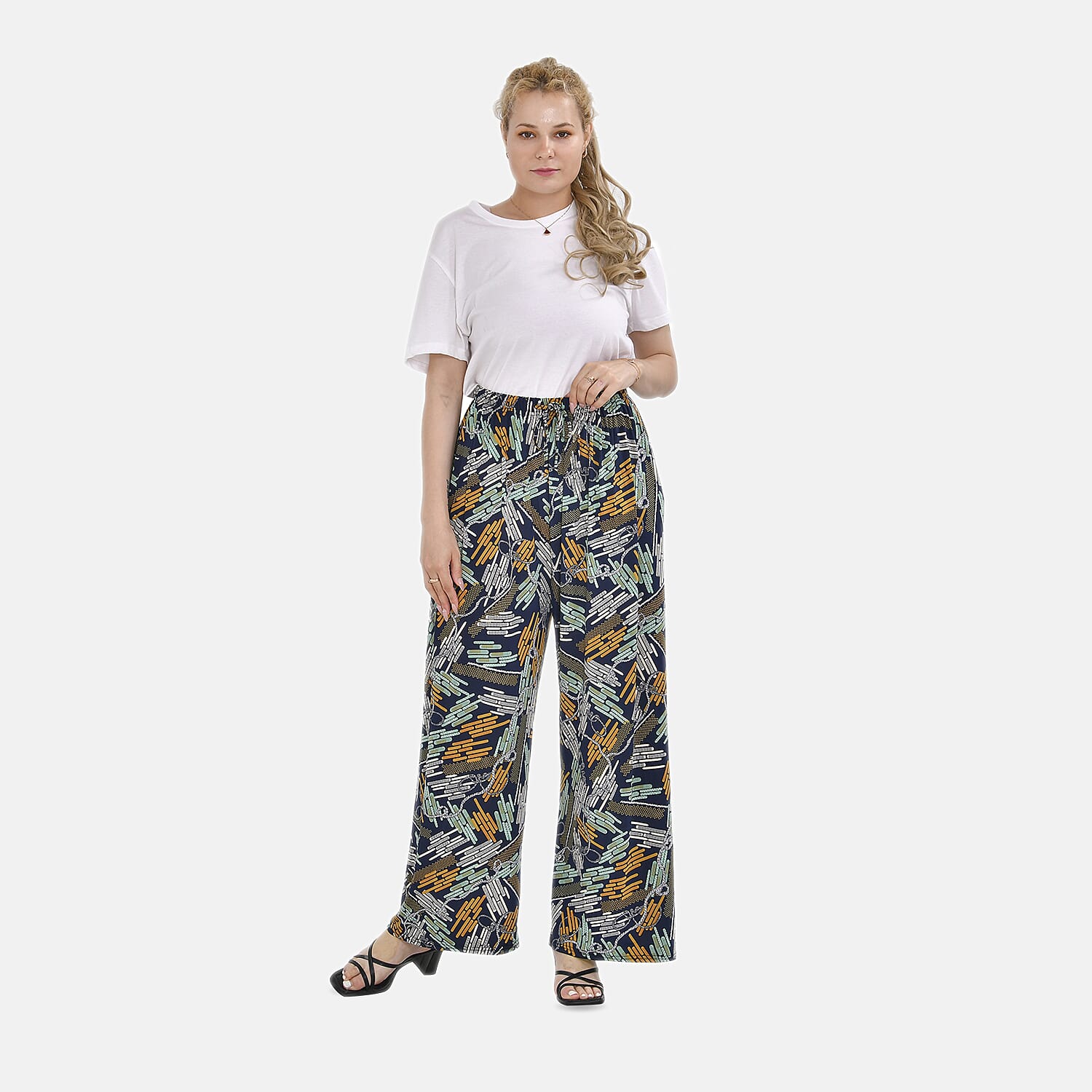 TAMSY Abstract Pattern Trousers 7725138 0