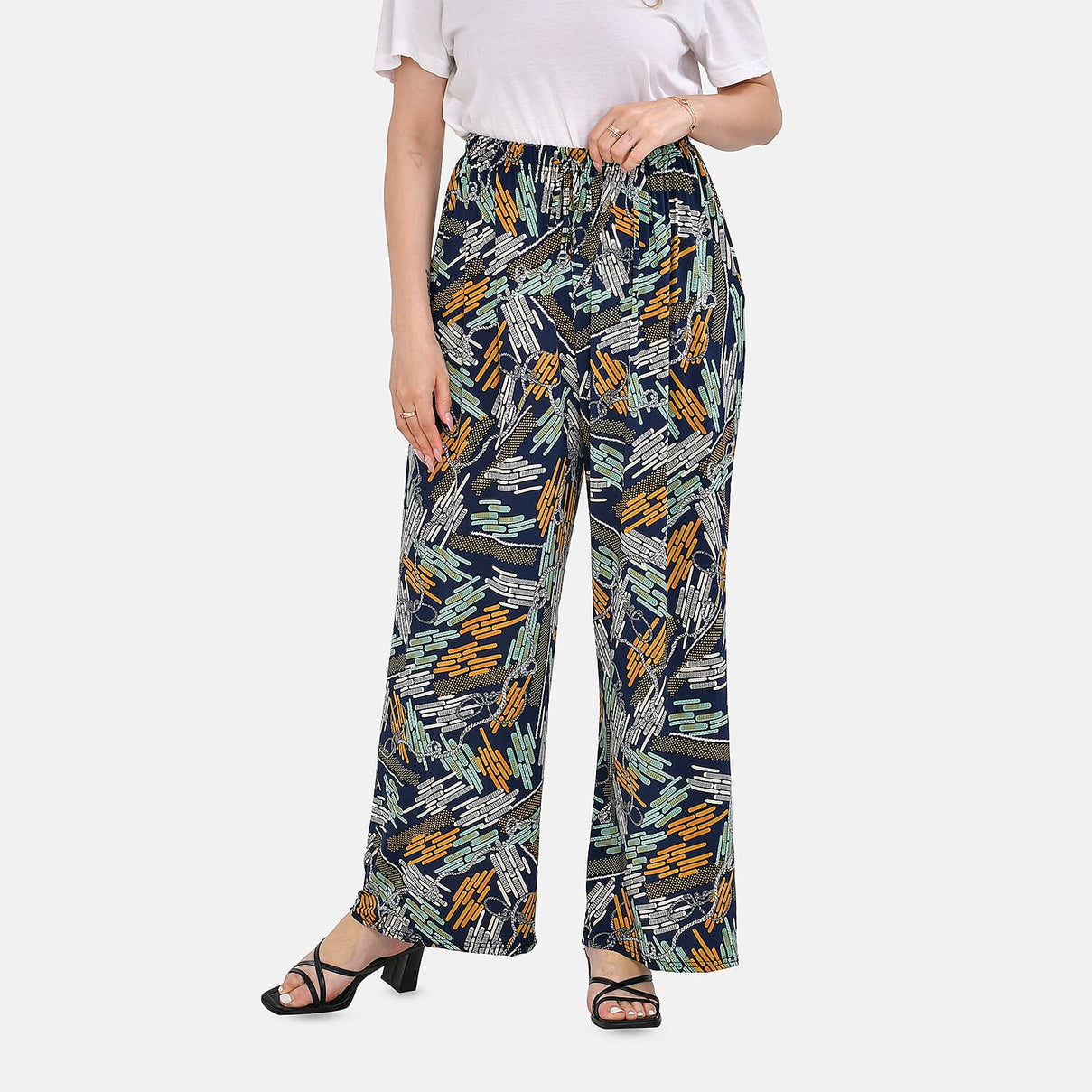 TAMSY Abstract Pattern Trousers 7725138 4