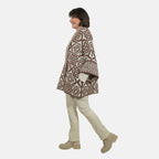 Closeout Deal - Oversized Knit Cardigan - Beige