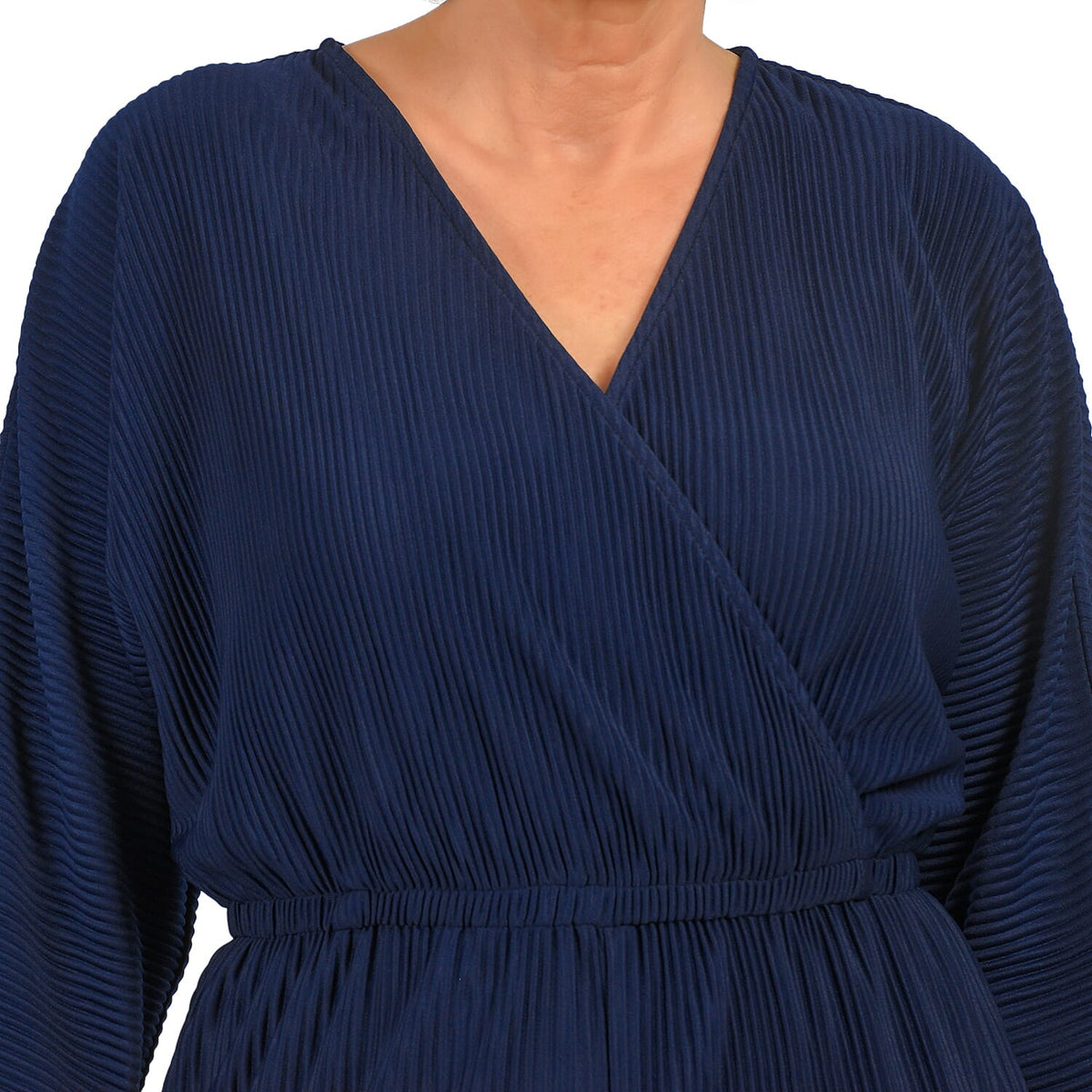 Tamsy Plisse Wrap Front Jumpsuit 7555283 5