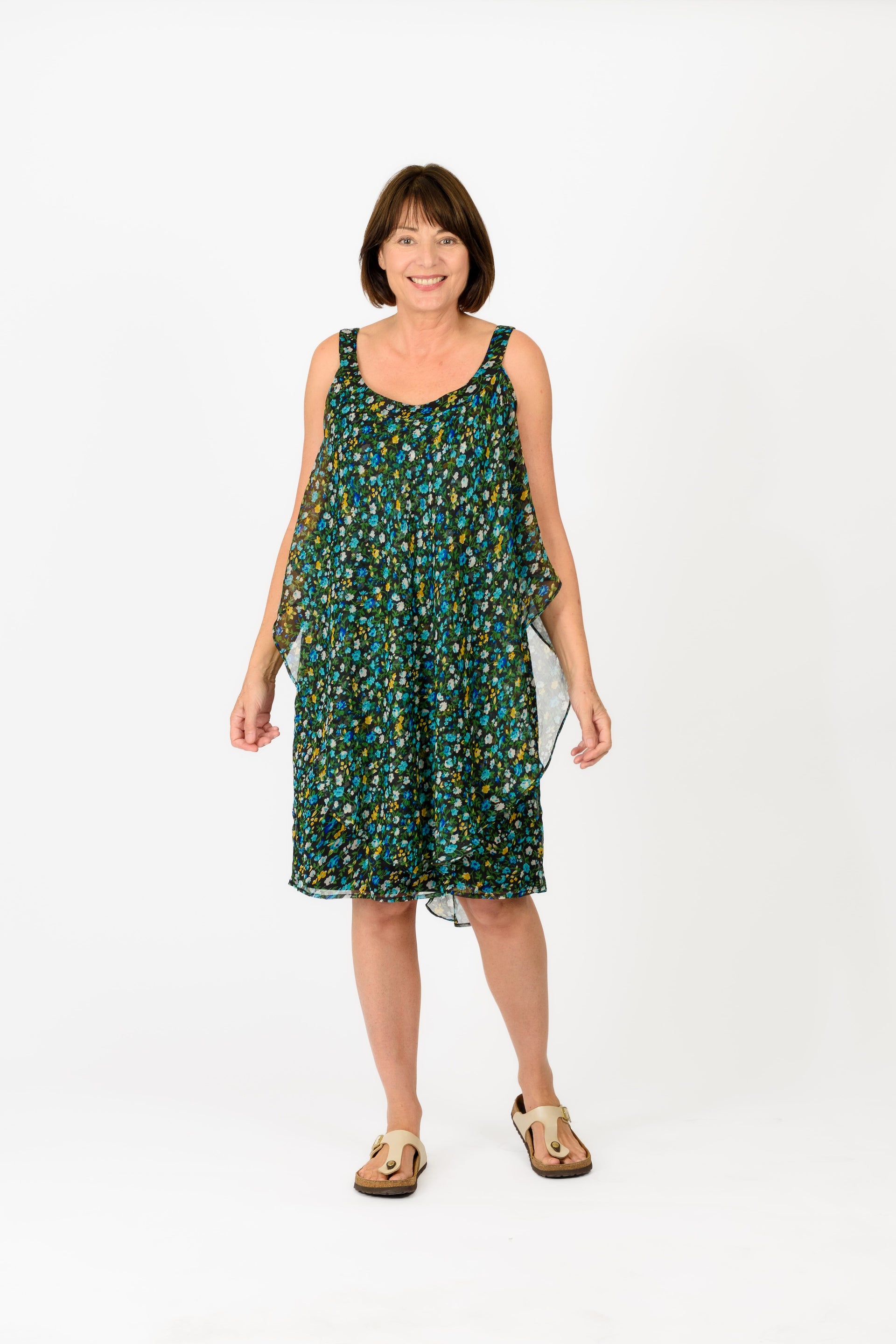 Tamsy Cold Shoulder Knee Length Dress 7579173 3