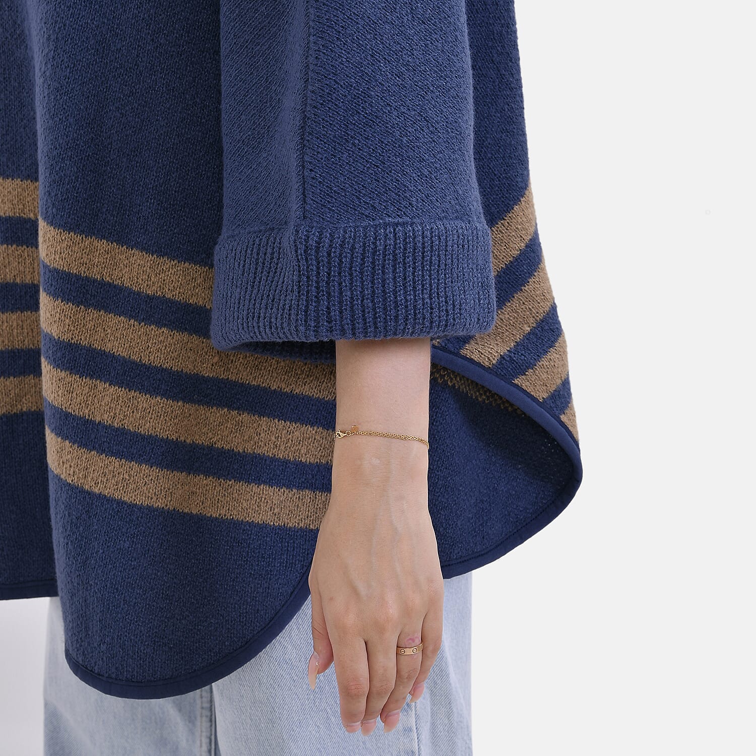 Tamsy Winter Poncho with Zip Detail 7806976 5