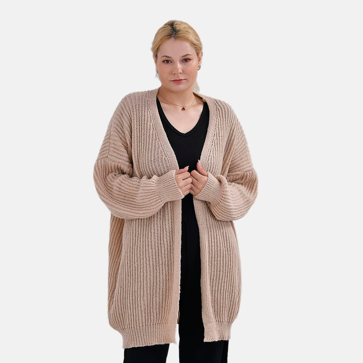 Tamsy Womens Plain Cardigan 7797810 0