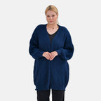 TAMSY Plain Cardigan (One Size) - Navy