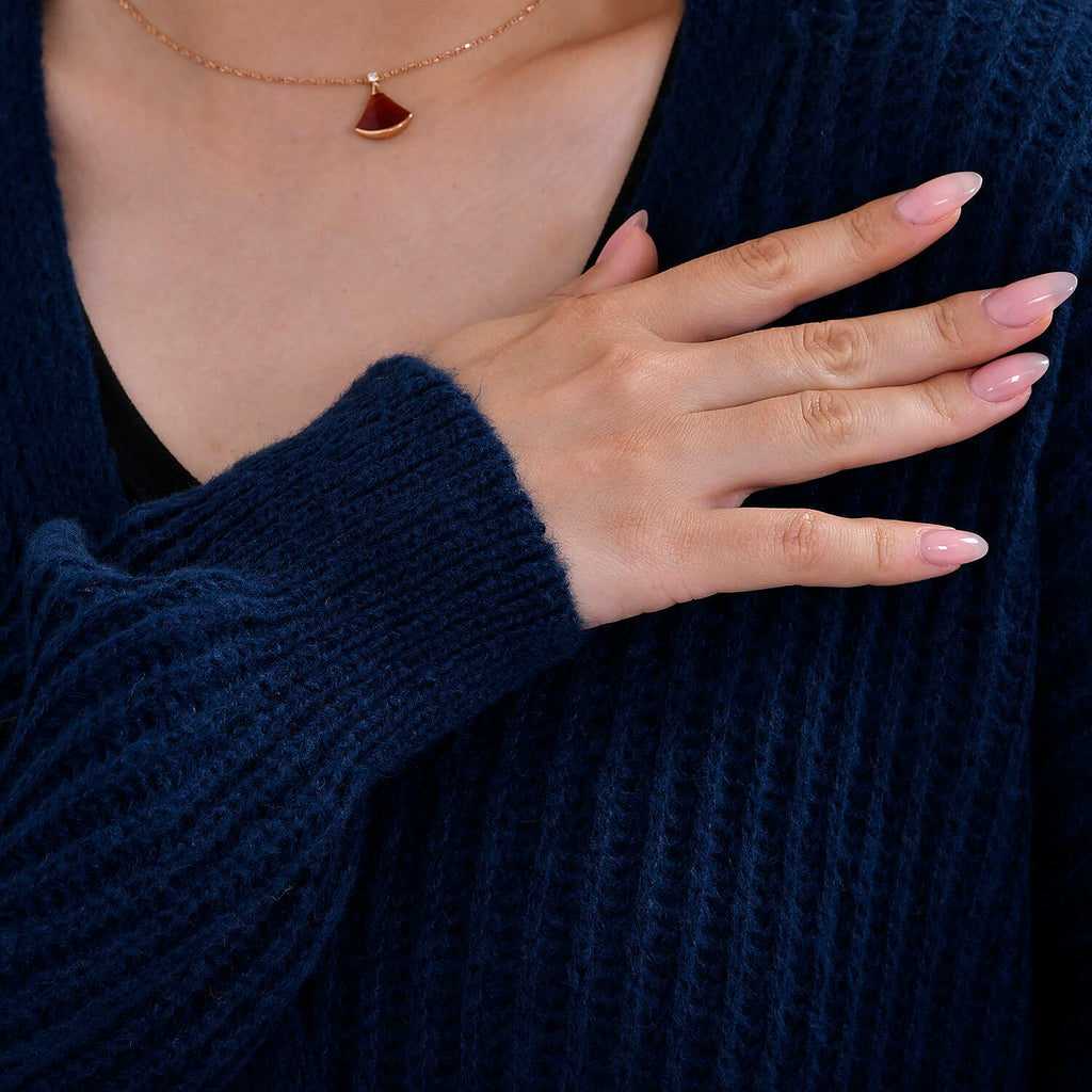 TAMSY Plain Cardigan (One Size) - Navy