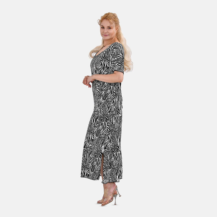 Tamsy V-Neck Slit Dress 7776515 2
