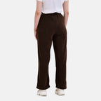 Tamsy Corduroy Trousers (Size L) - Brown