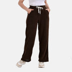 Tamsy Corduroy Trousers (Size L) - Brown