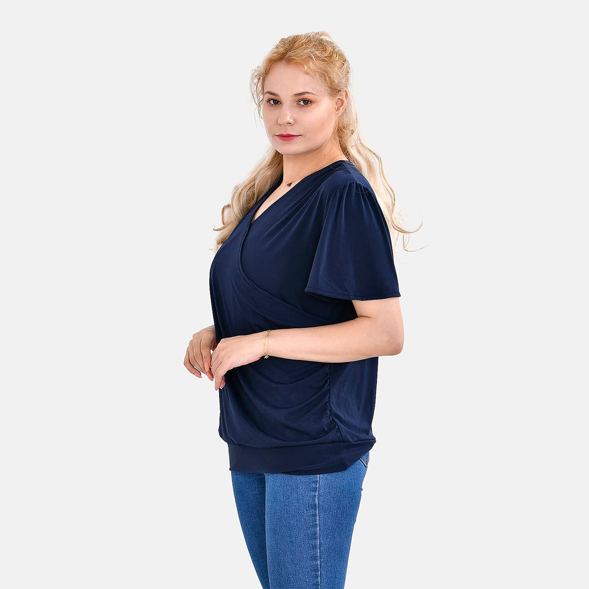 Tamsy V-Neck Ladies Top 7759169 3