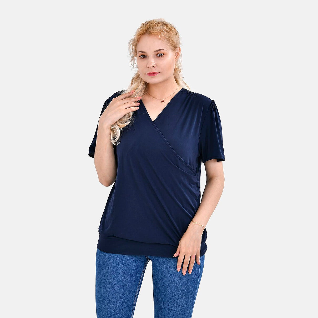 Tamsy V-Neck Ladies Top 7759169 4