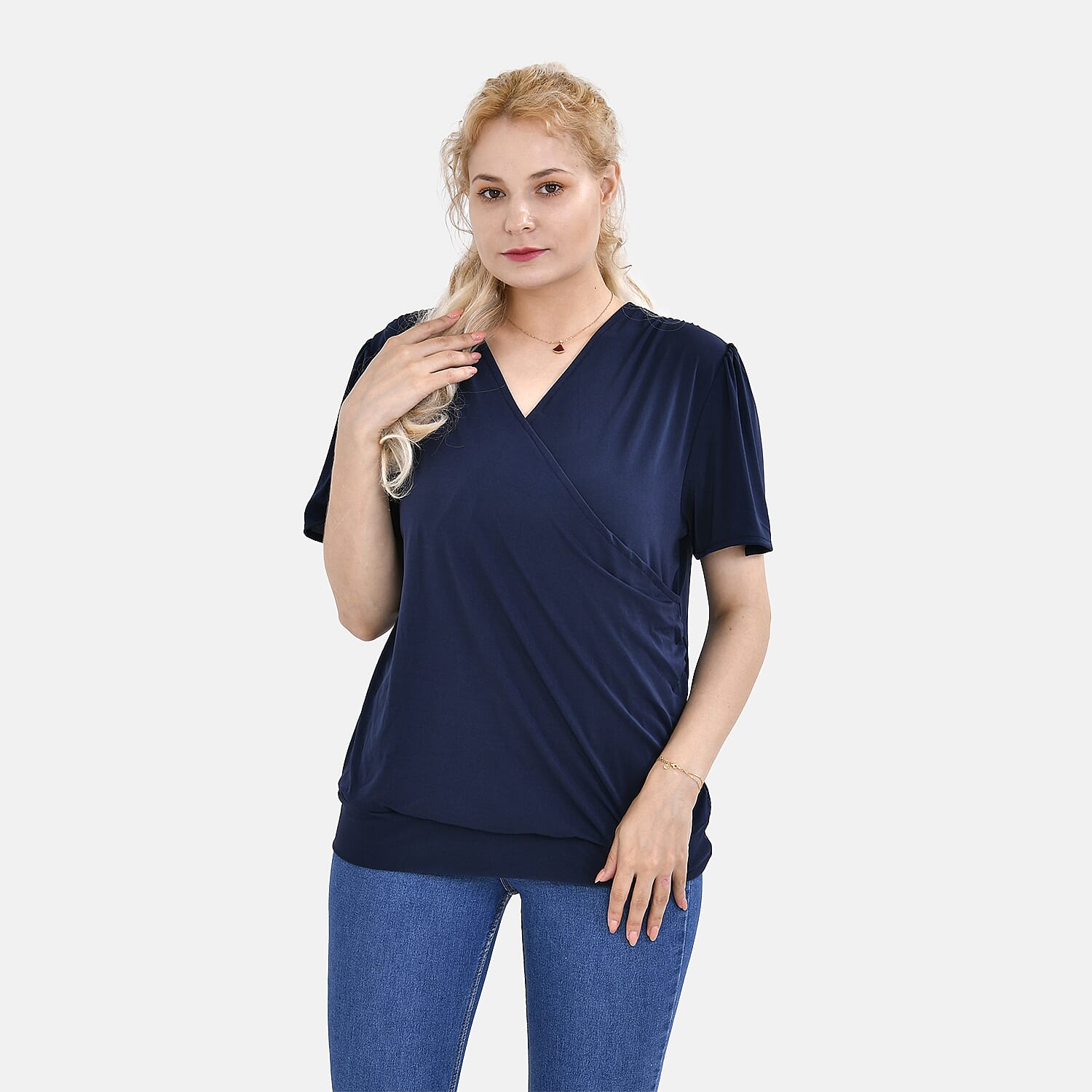 Tamsy V-Neck Ladies Top 7759169 4
