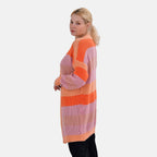 Tamsy Striped Cardigan (Size 8 to20) - Red