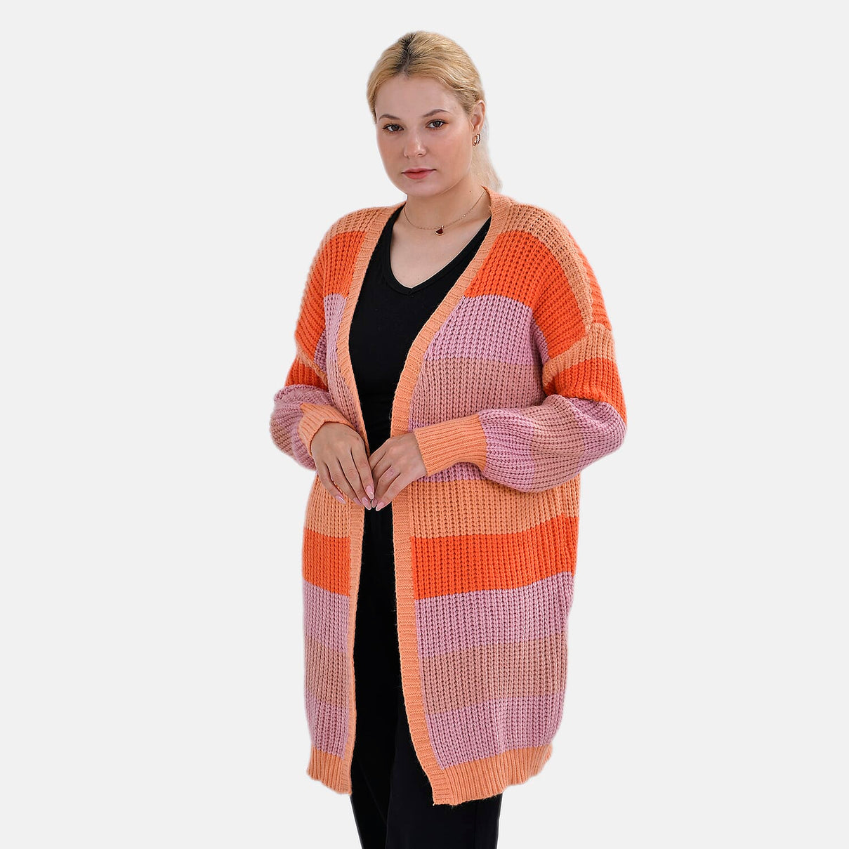 Tamsy Striped Cardigan Jacket 7789709 4