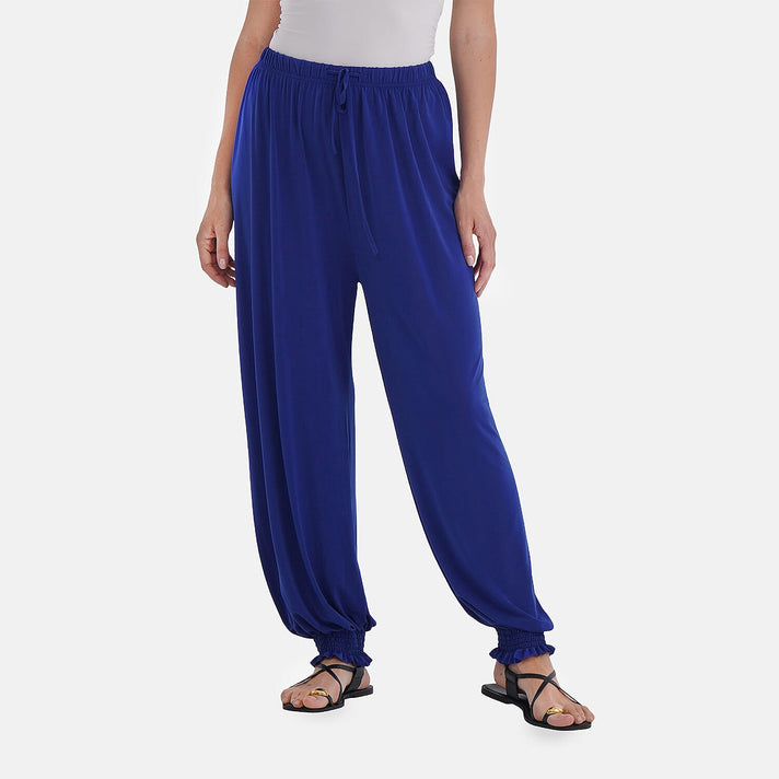 Tamsy Casual Harem Pants (One Size, 8-16) - Blue 8095105 1
