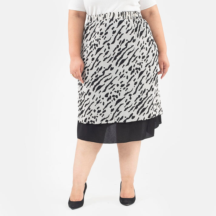 TAMSY Printed Reversible Skirt  - White 7013753 2
