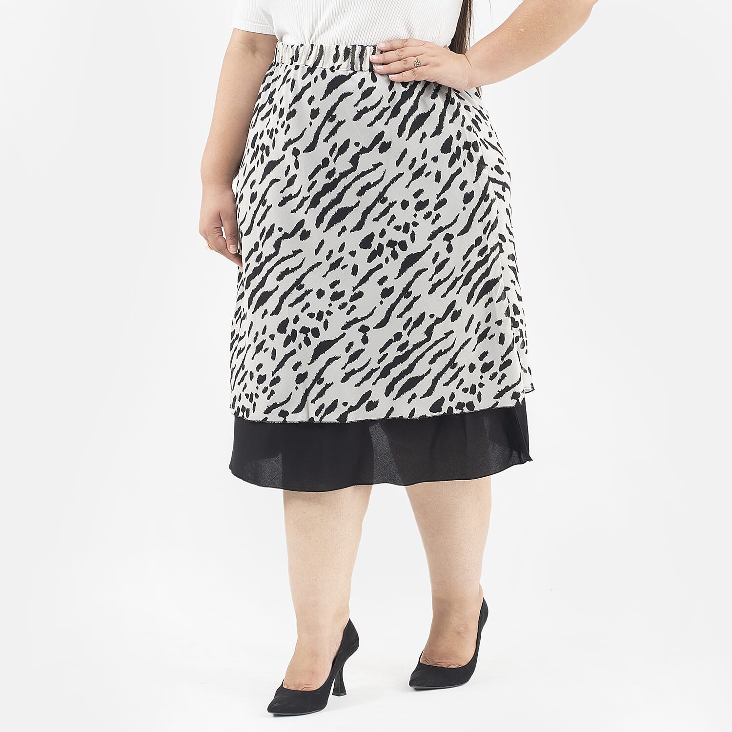 TAMSY Printed Reversible Skirt  - White 7013753 4