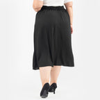Tamsy Printed Reversible Skirt (Size L,16-18) - White
