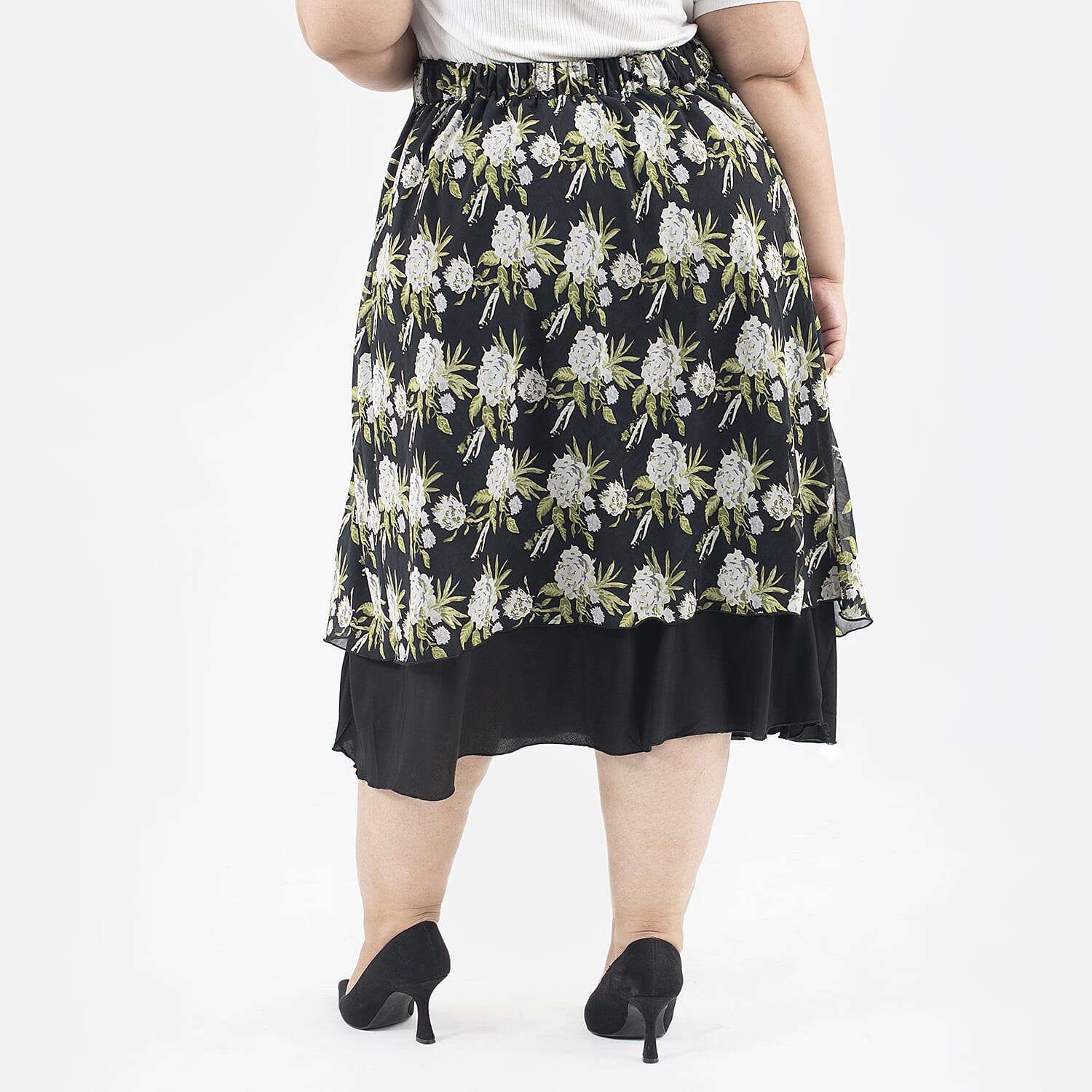 TAMSY Printed Reversible Skirt  - Black 7013760 3