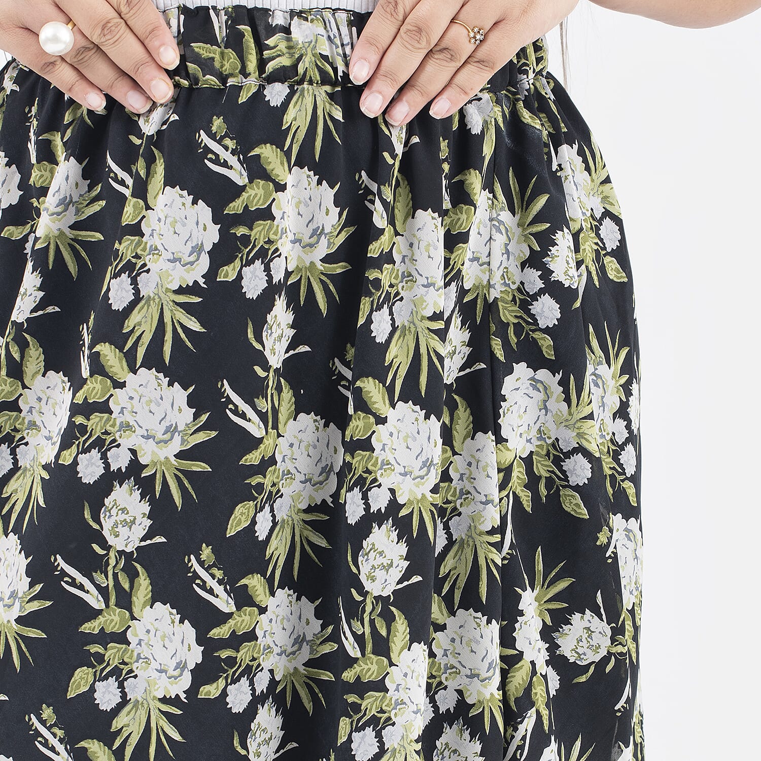 TAMSY Printed Reversible Skirt  - Black 7013760 5