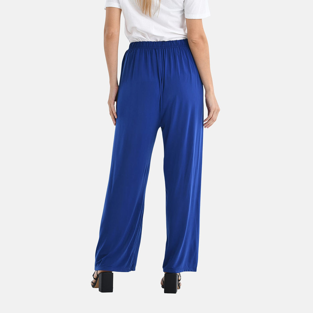 Tamsy Relaxed Fit Wide-Leg Trouser with Elastic Waist 8100991 3