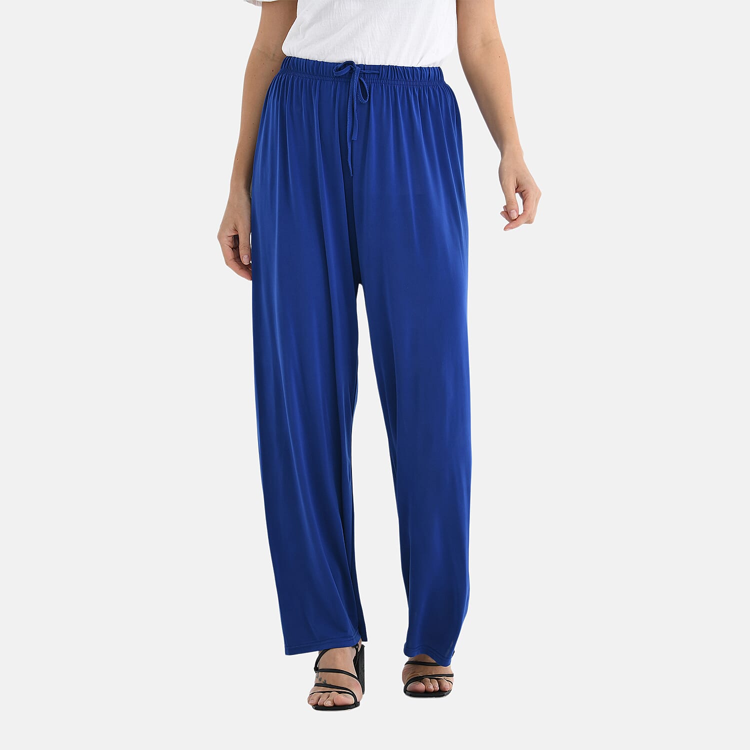 Tamsy Relaxed Fit Wide-Leg Trouser with Elastic Waist 8100991 4