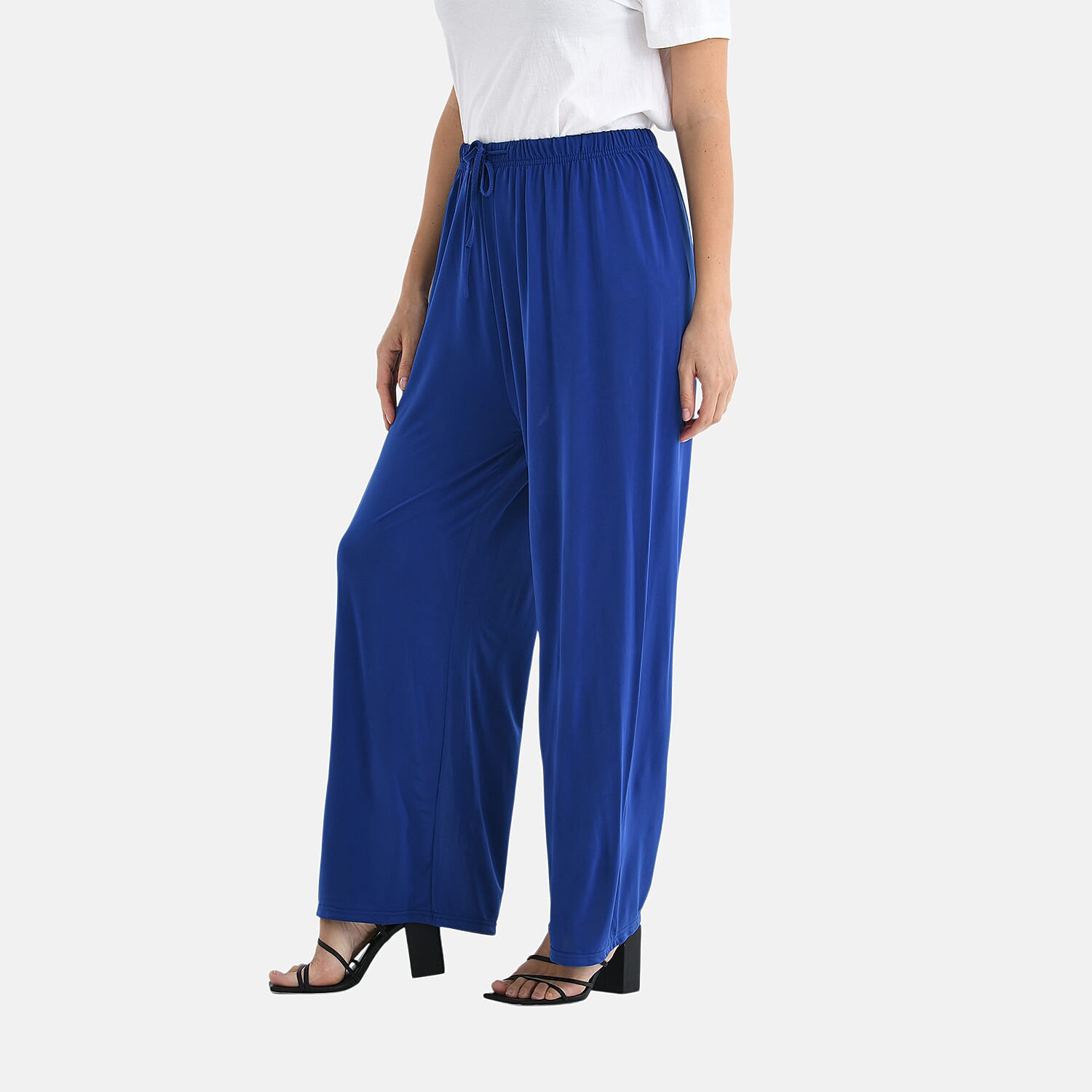 Tamsy Relaxed Fit Wide-Leg Trouser with Elastic Waist 8100991 5