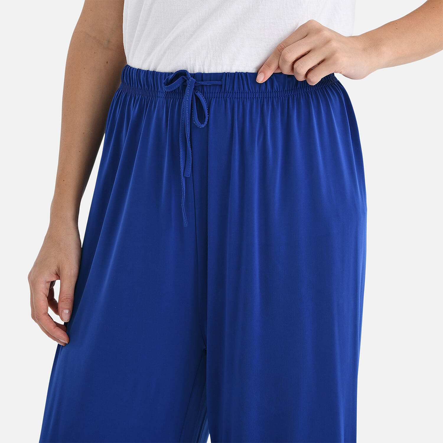 Tamsy Relaxed Fit Wide-Leg Trouser with Elastic Waist 8100991 6