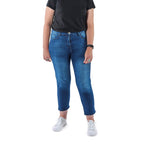 TAMSY - Angelina Relaxed Stretchable Jeans (Size 24) - Indigo