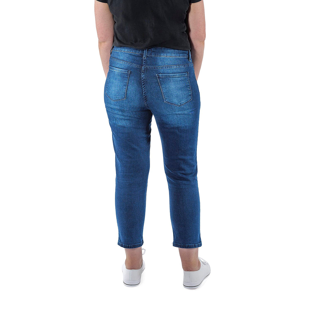 Tamsy Stretch Cropped Jean - Indigo 8731328 1