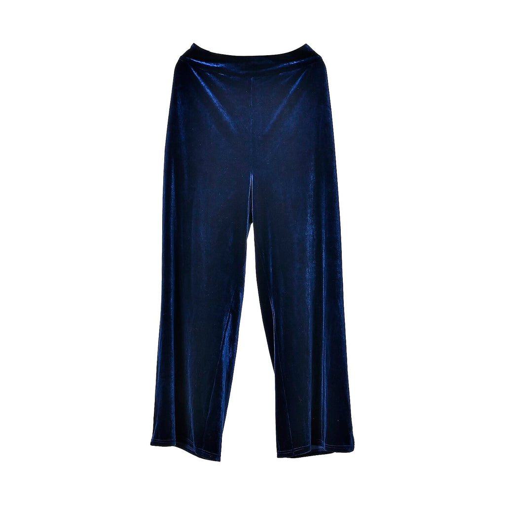 Blue Velvet Trousers (Size L)