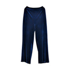 Blue Velvet Trousers (Size L)