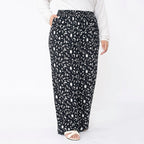 TAMSY Animal Print Trousers (Size M 12 - 14) - Grey