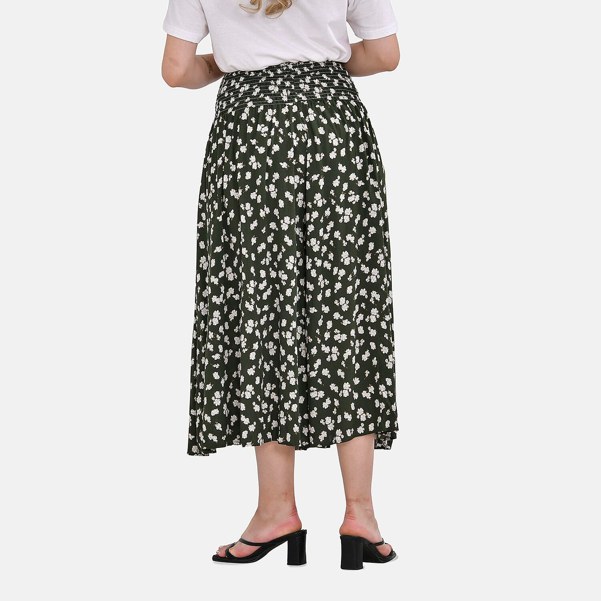 TAMSY Smocked Waist Culotte 7702871 2