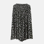 Tamsy 100% Viscose Floral Printed Smocked Waist Culottes (One Size 8-18) - Green