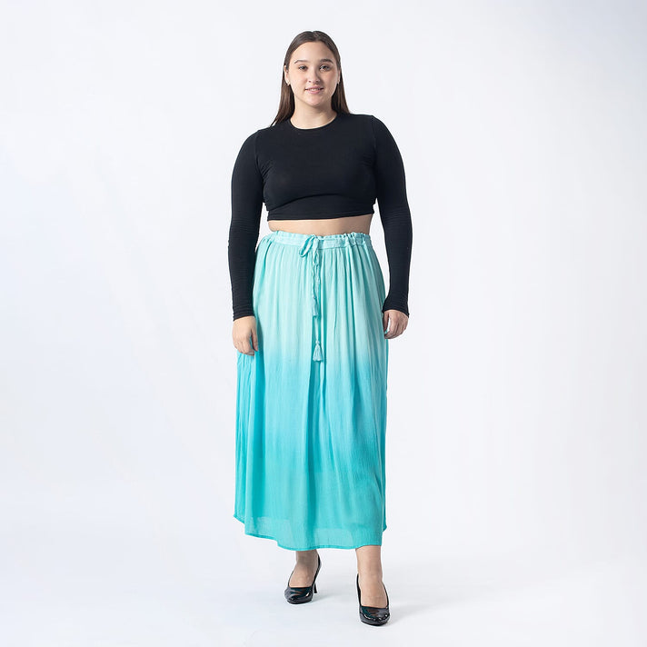 TAMSY Tie Dye Long Skirt 7380441 1