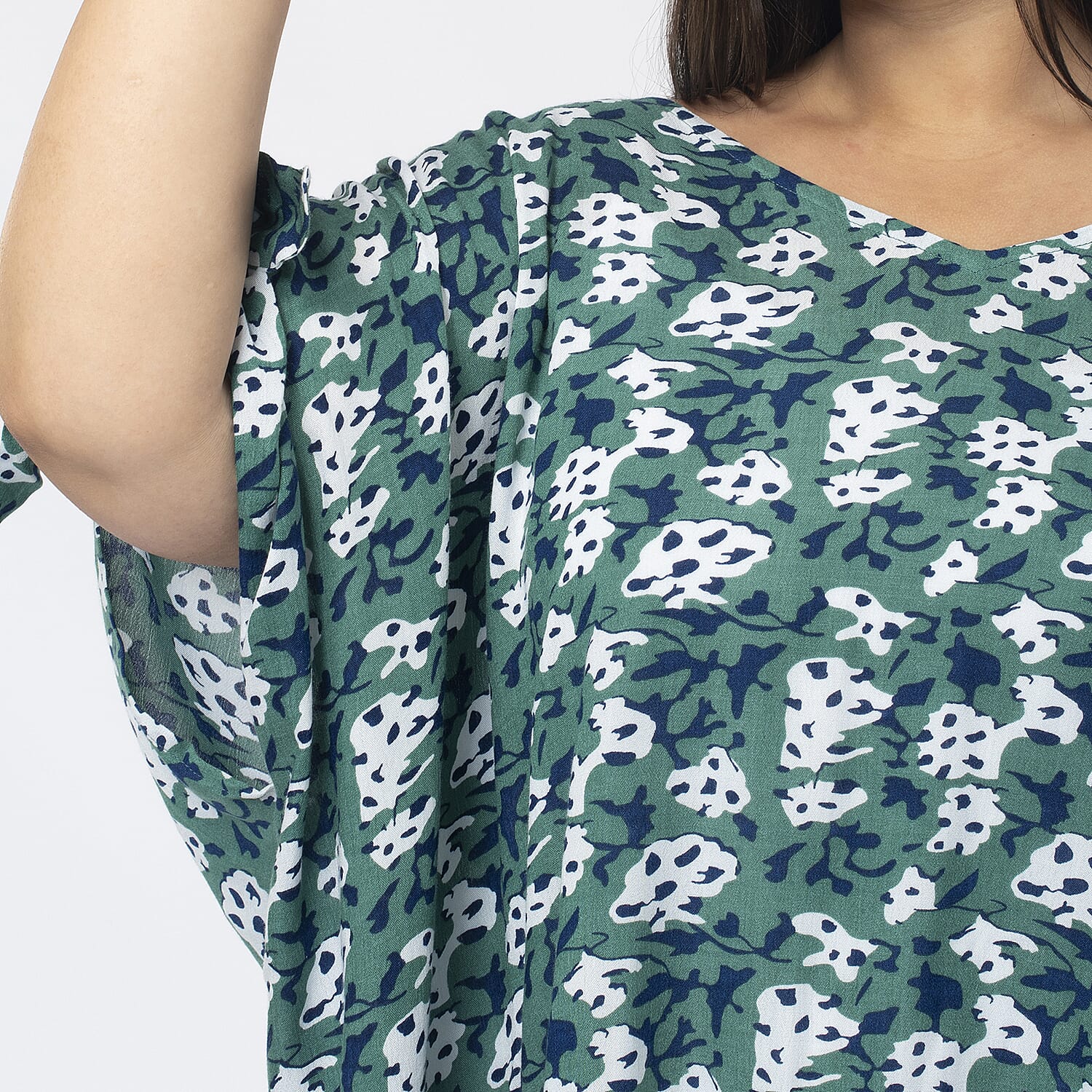 Tamsy Cold Shoulder LongLine Top 7485250 8