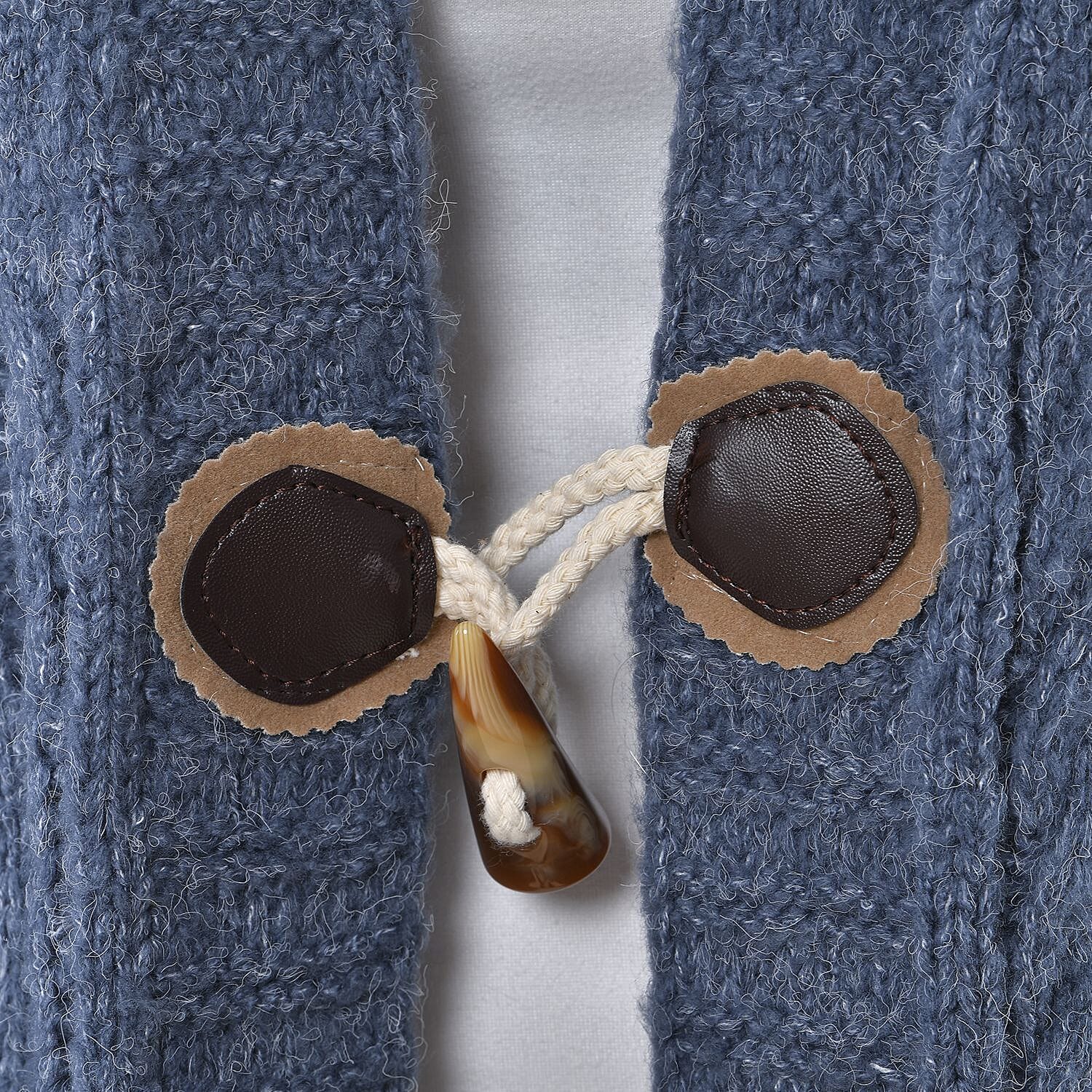 TAMSY Long Cardigan with Buttons  - Blue 8730158 6