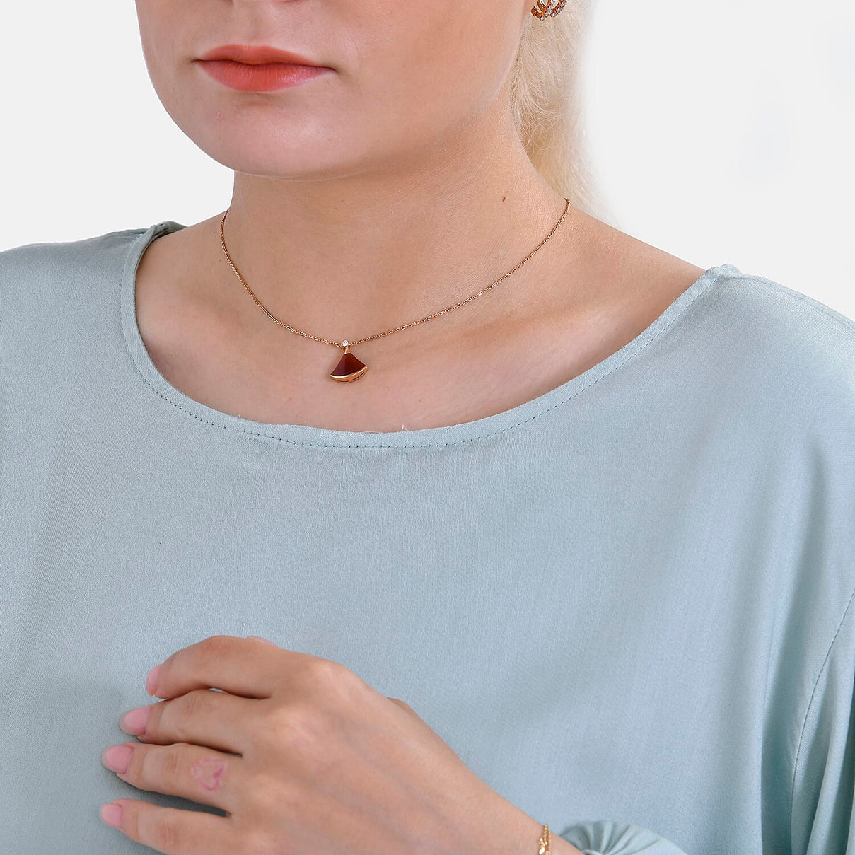 Tamsy 100% Viscose Relaxed Fit Blouse (Size 16-18) - Light Green 7724941 5