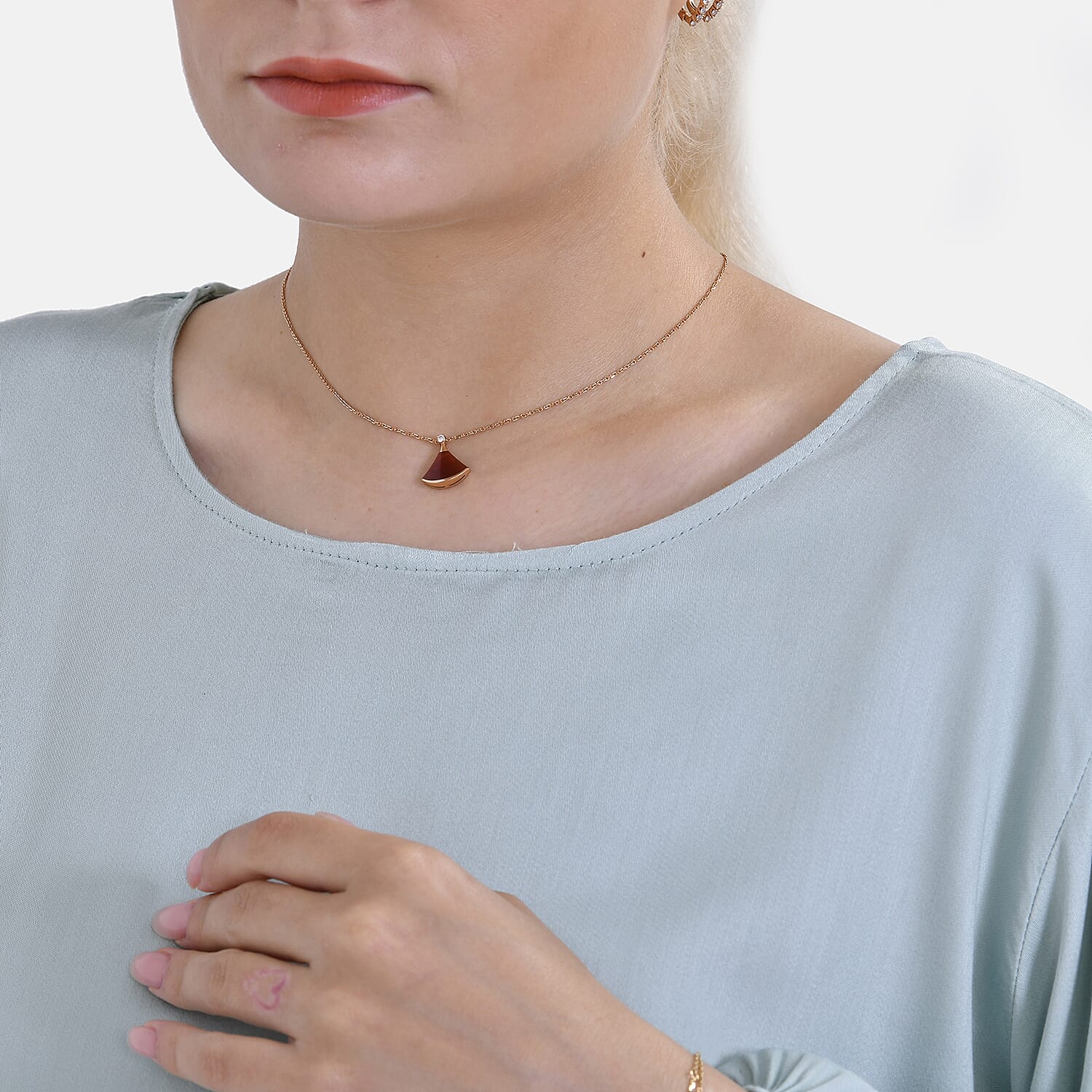 Tamsy 100% Viscose Relaxed Fit Blouse (Size 16-18) - Light Green 7724941 5