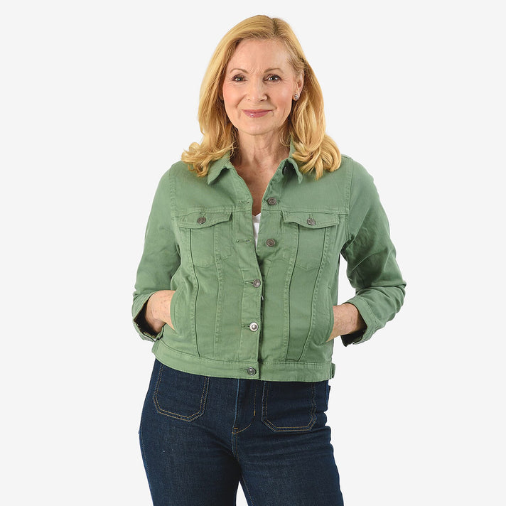Tamsy Women Stretch Twill Trucker Jacket 7632527 1