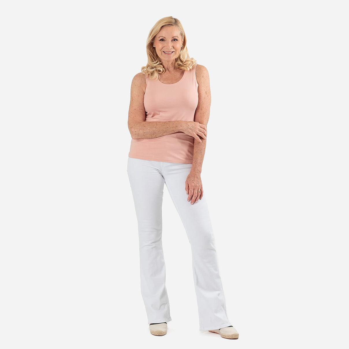 Tamsy Patterned Top - Salmon - Black 7933218 0