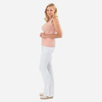 Tamsy Womens Regular Fit Sleeveless Tank Top (Size XL) - Salmon