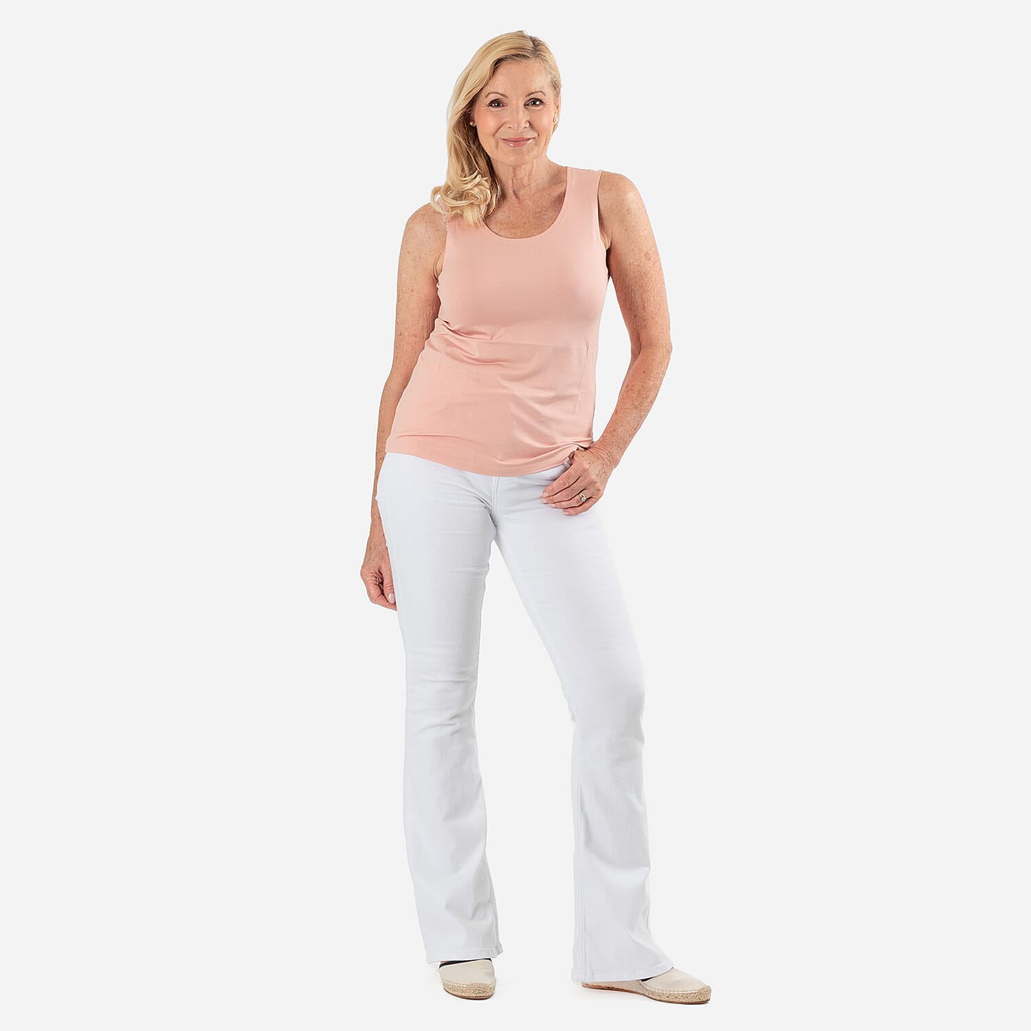 Tamsy Patterned Top - Salmon - Black 7933218 4