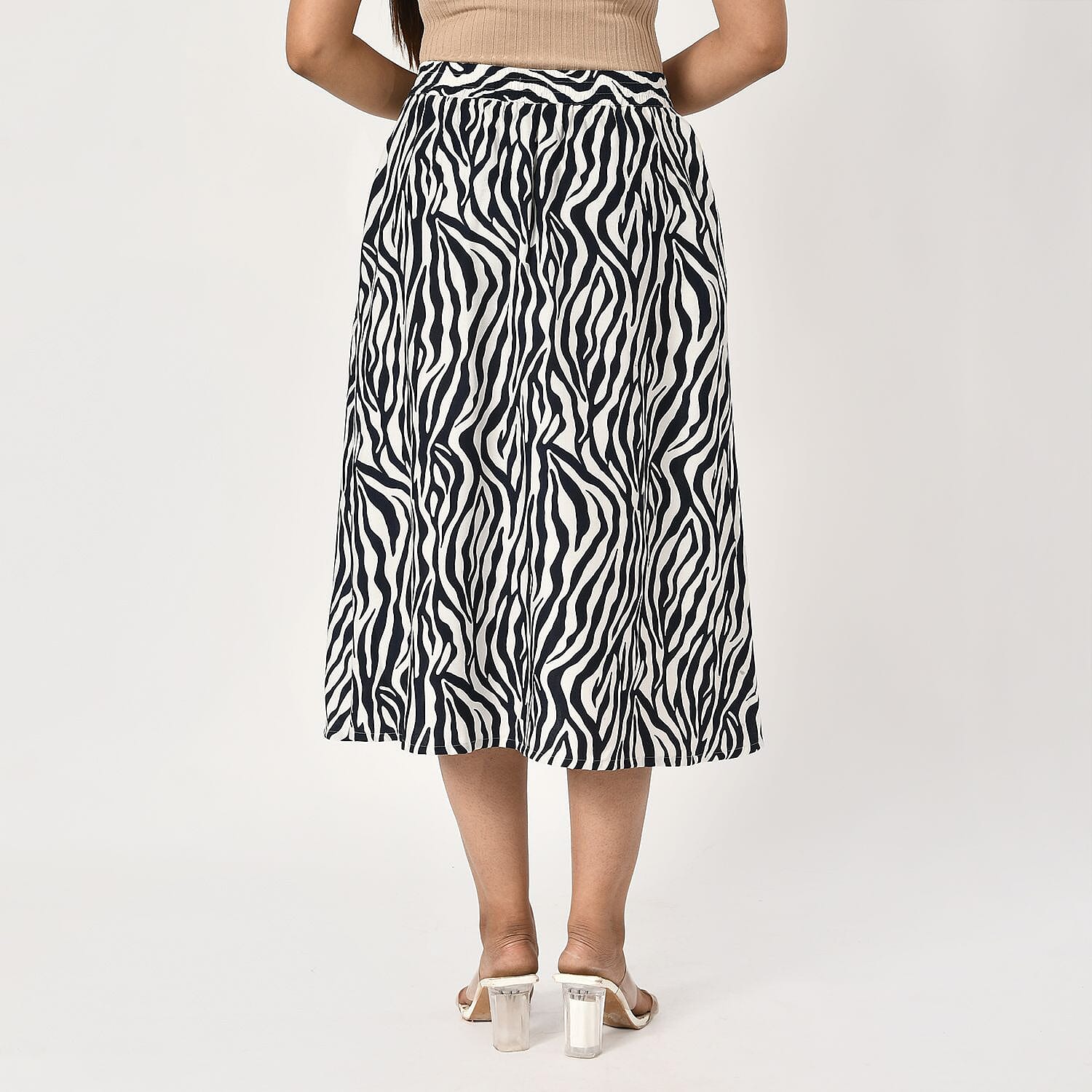 Tamsy Printed Elastic Waist Skirt 7744970 6