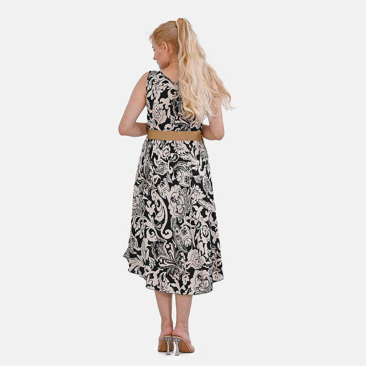 Tamsy Umbrella Dress with An Elastic Belt 4246962 2